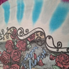 Liquid Blue Grateful Dead Shirt 90s Large 30th Anniversary Garcia Single Stitch
