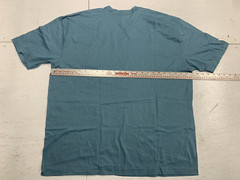 American Apparel Sustainable Collection Unisex Vneck Tshirt 100% cotton Teal 2XL