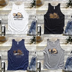 Personalized Cat Daddy Tank Top Custom Pet Lover Gift Mens