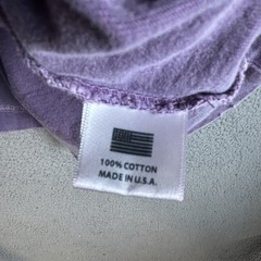 Machus Private Label Vintage Wash Purple T Shirt Size Small / Medium Boxy Pdx