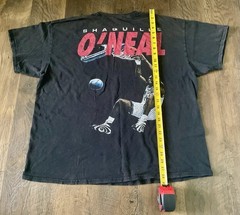 Shaquille O’Neal GOAT Crew Black Double Sided Graphic T Shirt, Size XL