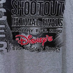 VTG Disney Wide World of Sports T-Shirt XL Soccer 3v3 Shootout Futbol Blokecore
