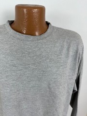 Vintage 90s Pluma Shirt Men Large Minimal Grunge Blank Heavyweight Long Sleeve