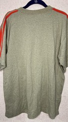 Vtg Y2K Adidas 3 Stripe Crewneck T-shirt Green Red Logo Mens Small Made in USA