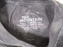 The Mountain Cougar Mountain Lion Blue Tie Dye T Shirt XL Colin Bogle Art Y2K