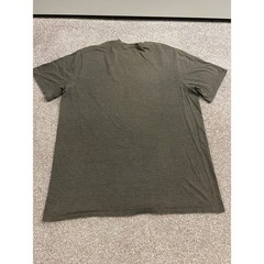 Nike T-Shirt Mens XL Olive Green Excellent Embroidered Red Swoosh Athletic Cut