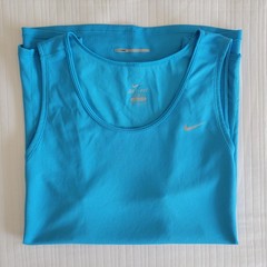 Nike Dri-Fit Miler Light Blue Mesh Running Tank-Top Size XXL