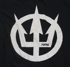 Prong Band Logo Shirt – Large – Graphic Tee Rock Metal Black Rare VTG
