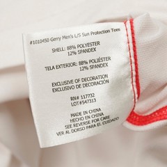Gerry Mens Quick Dry Performance Tee Shirt UPF 50+ M