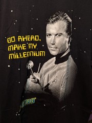 Vintage 90s Stanley Desantis Captain Kirk Star Trek T-Shirt USA Made XL