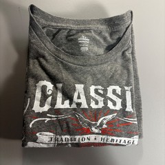 Way To Celebrate Patriotic Classic Muscle Motorcycle Graphic T Shirt L