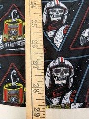 Death Wish Coffee Co Men’s L Button Down Shirt All Over Print Skull Graphic