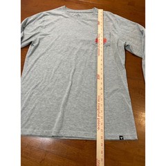 Birddogs Long Sleeve T-Shirt Mens Large Gray Pocket Sunset Graphic Tee