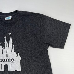 Home Shirt Men Medium Castle Spell Out Travel Magic Work Party Run Gym USA Ex