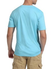 UPF 50+ Men’s Short Sleeve Fishing T-Shirt Outdoor Sport Skin Protection UV Tops