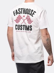 Fasthouse Men’s 68 Trick Short Sleeve T-shirt Customs Few Rules Motocross Tee