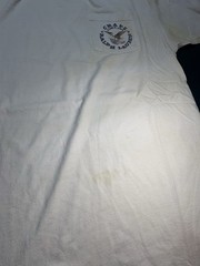 Vtg Chaps Ralph Lauren Single Stitch Pocket T Shirt Large Made In USA 90s Flaws