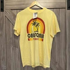 Colorful California Rainbow-Striped Softstyle T-Shirt, Art Deco Unisex Shirt