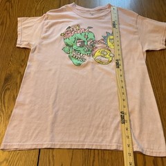 Rick & Morty Adult Swim Graphic Pink Mens Medium Short Sleeve Crew Neck Shirt