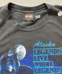 harley davidson shirt mens size XL northern most outpost fairbanks alaska