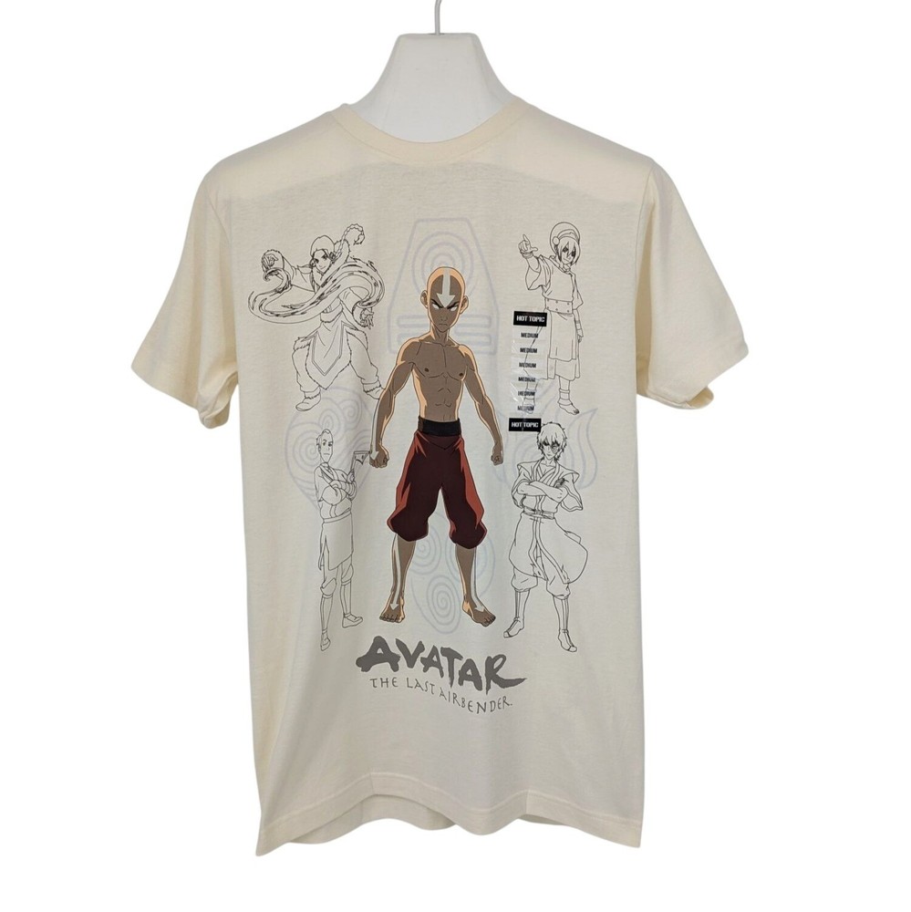 Avatar The Last Airbender Aang Graphic T Shirt Anime Cartoon Neutral Y2K Medium