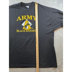 Vintage Army Black Knights T Shirt Mens XL Black Cheyenne Rough Riders USA Made