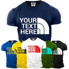 Personalized USA Your Text Custom Men’s T-Shirts Funny Christmas Gift Tee S-3XL