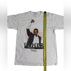VTG Y2K Usher The Truth Tour 2004 Official Concert Tee Shirt Medium Graphic R&B
