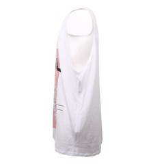 C0655 men’s jersey MINIMAL tank top white/red/black sleeveless t-shirt men