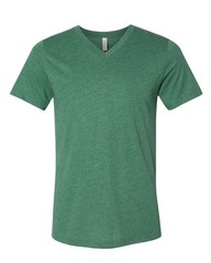 BELLA + CANVAS – Heather CVC V-Neck Short Sleeve Unisex T-Shirt – 3005CVC