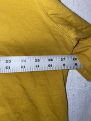 Duluth Shirt Mens XL Longtail Yellow Tshirt Relaxed Fit Thick Cotton Outdoors