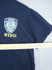 NYPD Police Department Vintage 2006 Tee Mens Medium