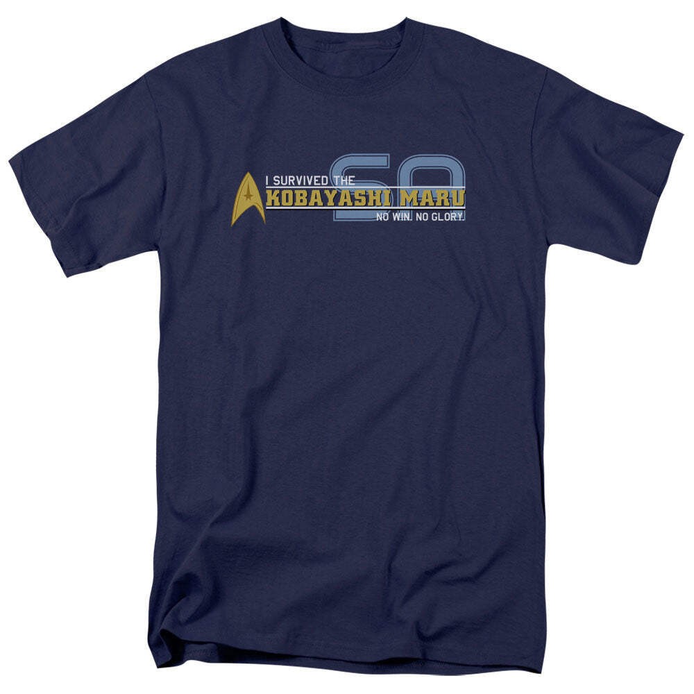 Star Trek I Survived Licensed Adult Unisex T-Shirt Regular Fit Tee SM-3X