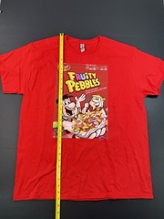 Fruity Pebbles Box Greatest Cereal Of All Time Breakfast Fan Foodie T Shirt XL
