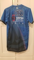 2016 USPSA Shirt Pistol Championships Area 6 Size Med Blue Breathable Quick Dry