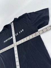 Performance Lab Next Level Short Sleeve Shirt Men M Black Cotton Poly YGI I4-97