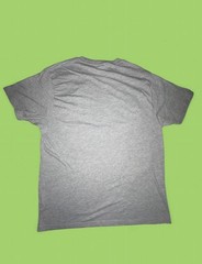 Men’s Halloween Ghost Graphic Tee Light Gray Size L