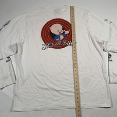 Teddy Fresh x Looney Tunes Adult 2XL Thats All Folks Long Sleeve T-Shirt Porky
