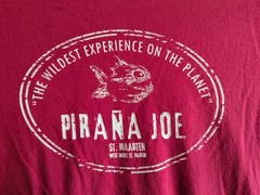 Pirana Joe “The Wildest Experience on the Planet” West Indies XL Pink Tee-Shirt