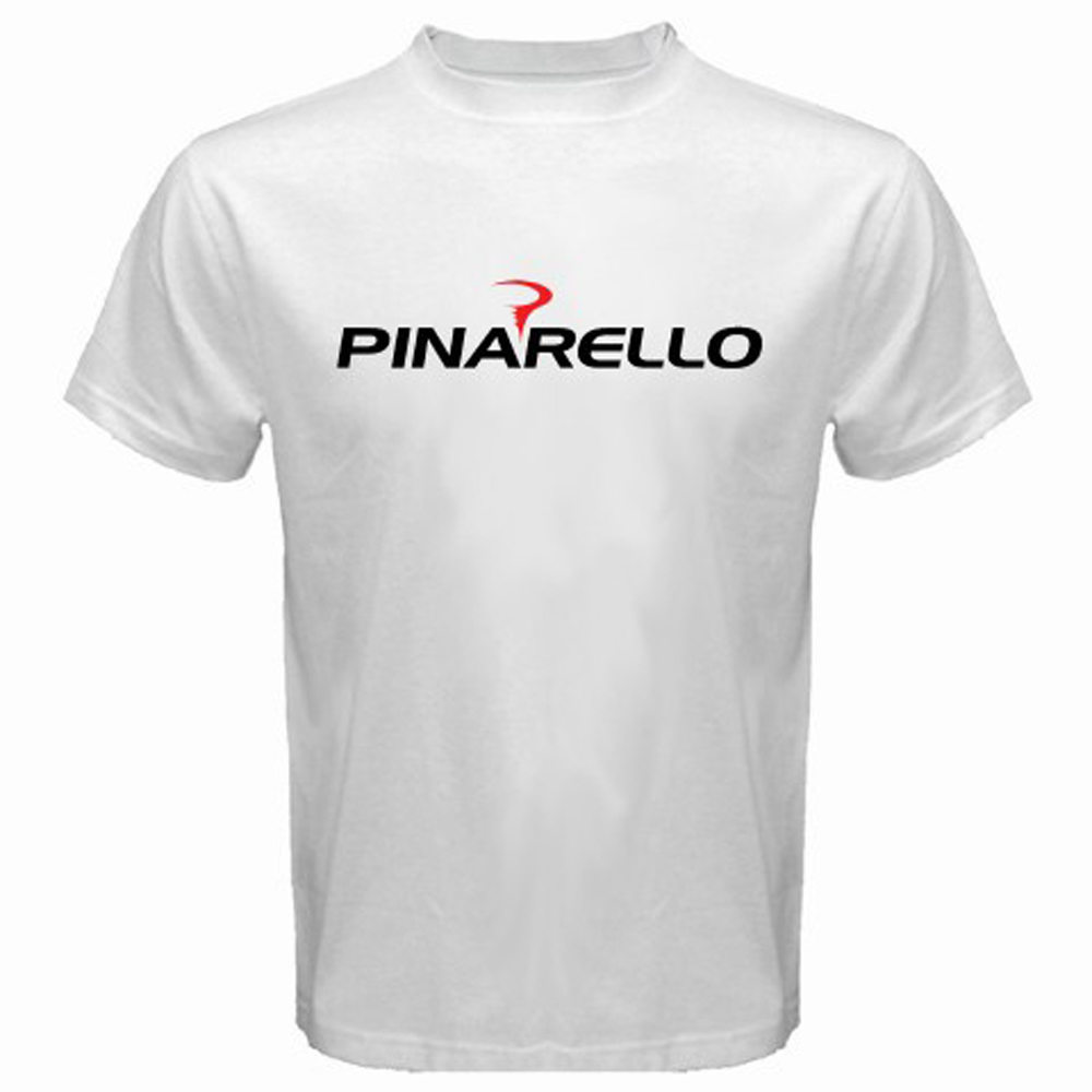 New Pinarello Italian Bicycle Logo Men’s White T-Shirt Size S-5XL