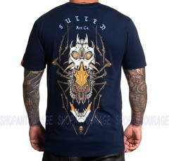 Sullen Art Collective Recluse Premium SCM4350 Short Sleeve Tattoo Men`s T-shirt