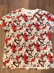 NWT Men’s Large Spider-man Vintage Look Shirt Comic Pages Panels Marvel Amazing