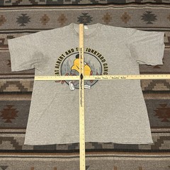 Vintage FUBU Platinum Fat Albert Junkyard Gang Tee Mens 2XL Gray Y2K