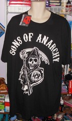 MENS T SHIRTS SONS OF ANARCHY SHIRT SIZE 2XLT NEW WITH TAGS GREAT BUY