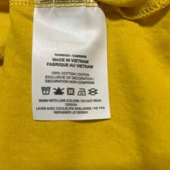 Nike Mens Short Sleeve Embroidered Swoosh Logo Tee Yellow Large AR4997-709