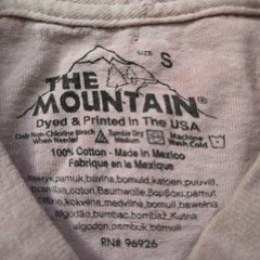The Mountain Shirt Mens Small Pink Wolf Graphic Dean Russo Tie Dye Tee