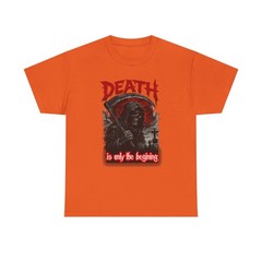 Death Grim Reaper graphic tee | ‘Death is only the beginning’