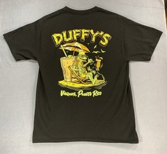 Costa Rica Pura Vida Iguana T-Shirt Black Souvenir Tourist Mens Sz Medium