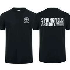 USA Armory Tactical T-Shirt Military Flag Shooting Range Graphic Tee