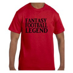 Funny Tshirt Fantasy Football Legend Short or Long Sleeve Short or Long Sleeve